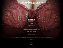 Tablet Screenshot of femphone.com